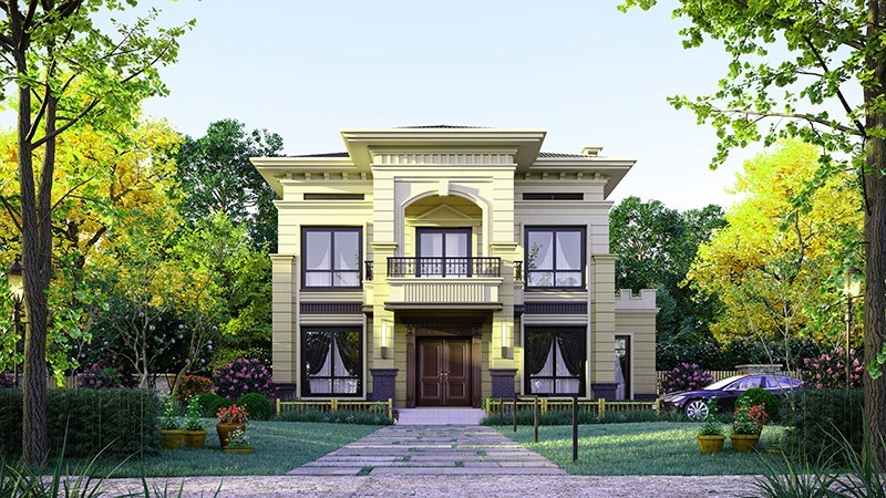 大连中式合院住宅，开放庭院与邻里乡亲更亲近